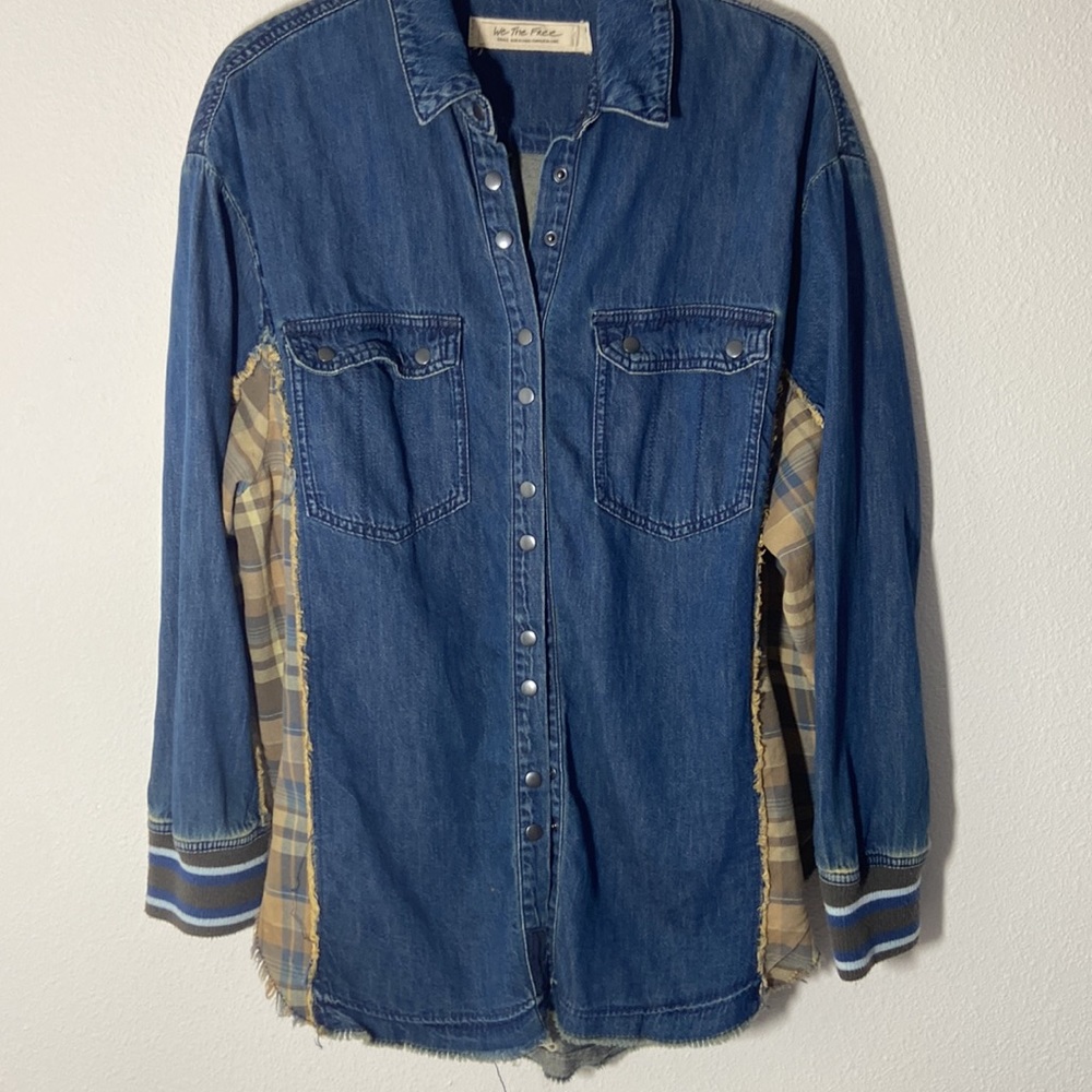 Free People we the Free Denim shirt